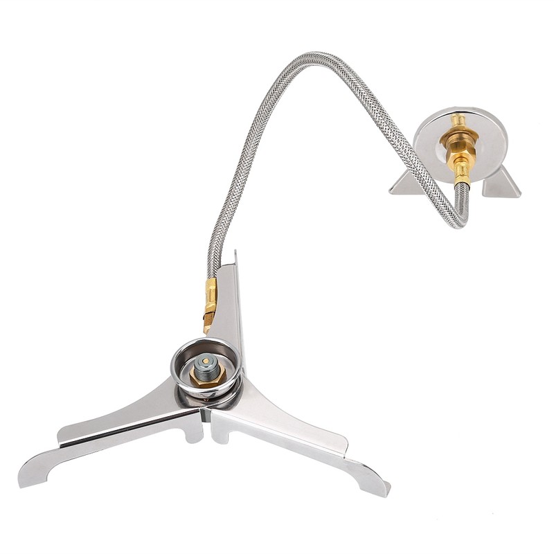 Outdoor Mini Stove Burner Converter Long Cylinder Tank Gas Adapter