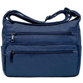 Cross Body Bag Women Lightweight Purses for Women Crossbody Water Resistant Multi Pockets Anti Theft Shoulder Bag