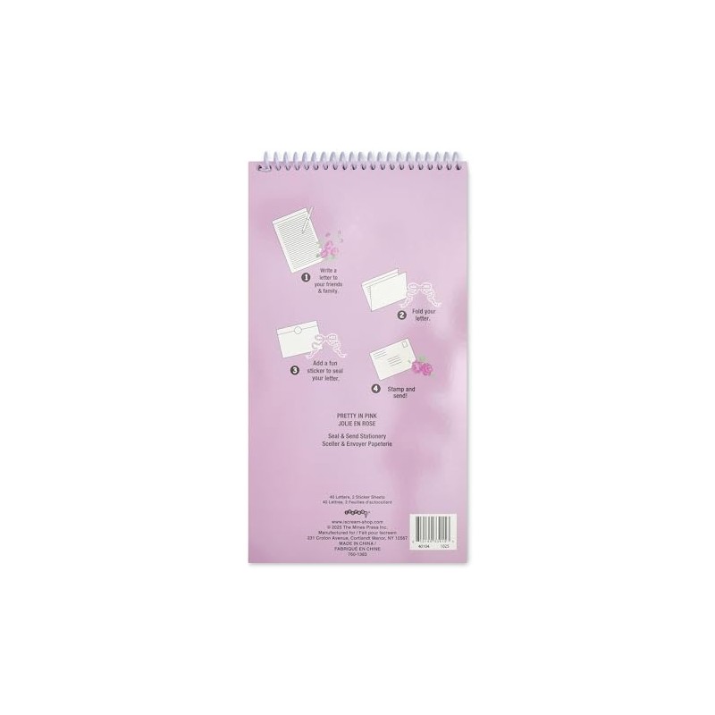 iscream Seal and Send - Bloc de notas de papelería