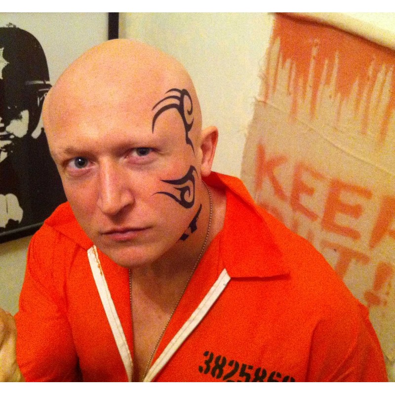 Hangover Inspired Temporary Face Tattoos – 2 Copies of Mike