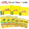 Lucky Art Quality Crayons Bulk 20 Sets of 4-Packs Crayon