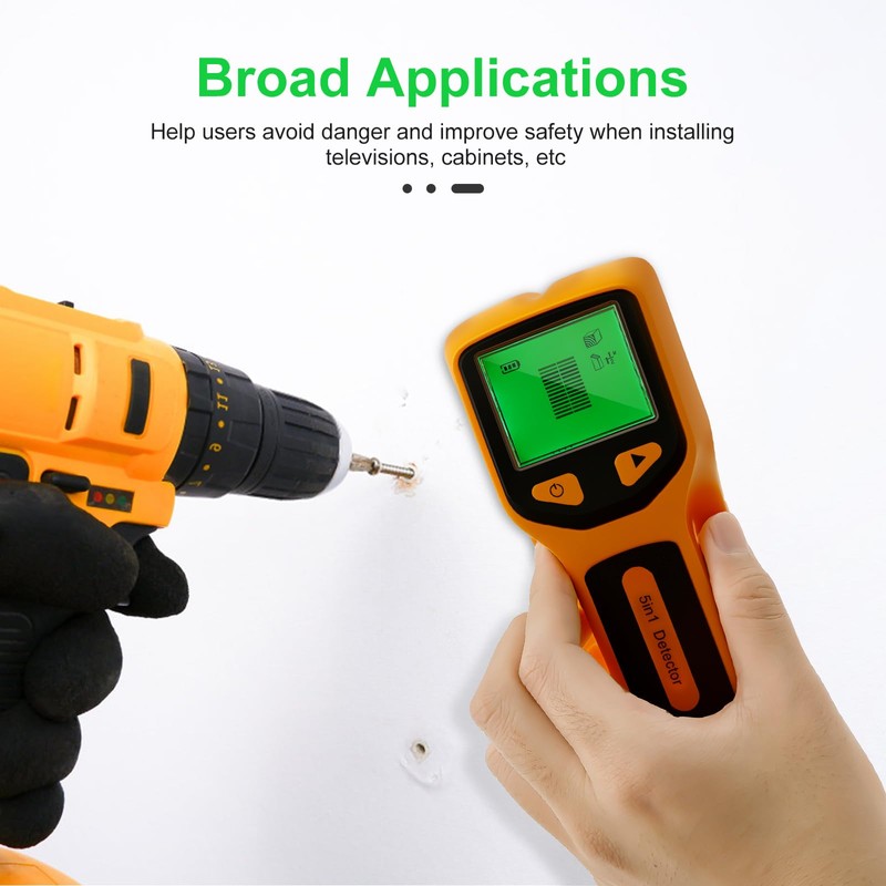 Stud Finder Wall Scanner 5 in 1 Multifunctional Stud Finder
