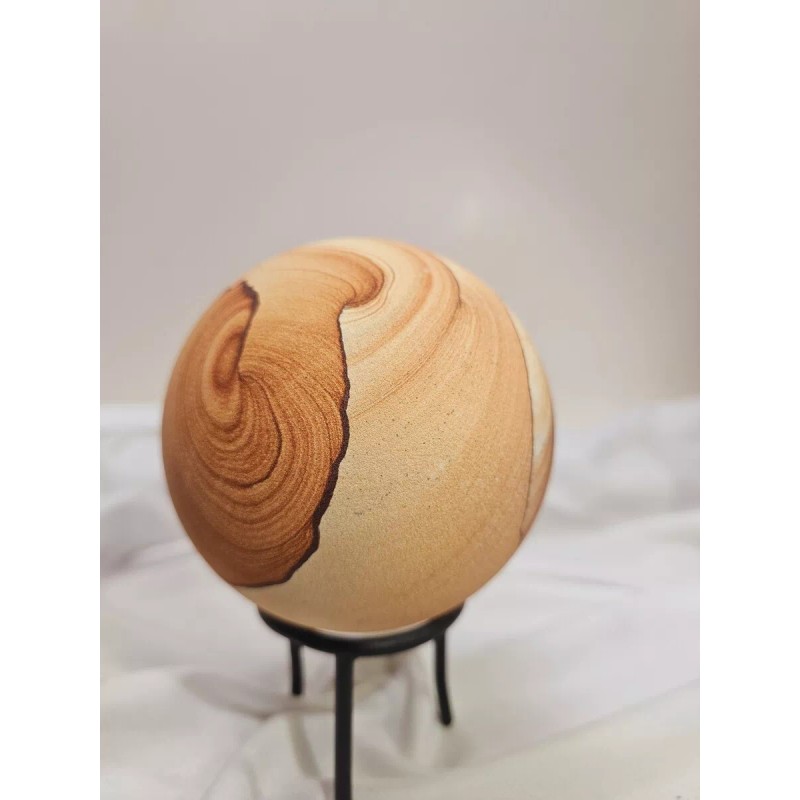 Beautiful Natural Sandstone Sphere - from Arizona Sierra, USA -