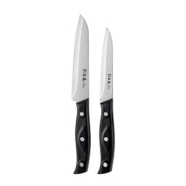HAMMER IRON ALLEY 4PCS Paring Knife - 4/4.5 inch Fruit and Vegetable Paring Knives - Ultra Sharp Kitchen Knife - Peeling Knives - German Stainless Steel-ABS Handle