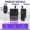 Gebildet 220V Wireless Remote Control Switch, AC80~265V, 30A, Relay Switch,