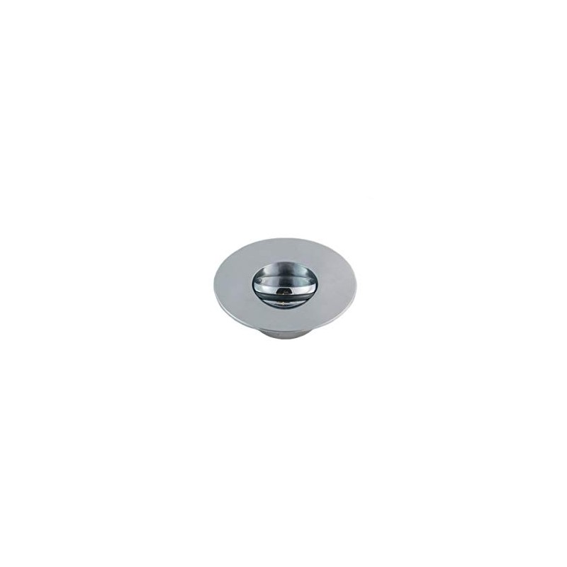 BlueVue Flip Top Drain with Snap-In Flange, Chrome