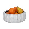 Sagebrook Home 11" Stoneware Sea Urchin Bowl in White and