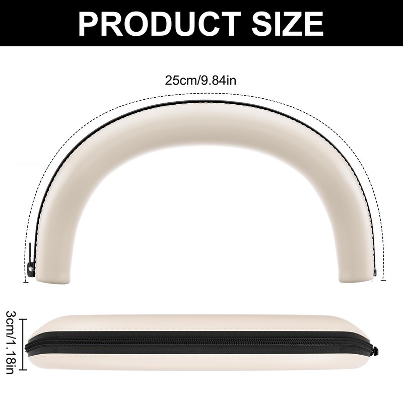 Silicone Headband Cover for Sony WH-1000XM6 - Sweatproof Zippered Head