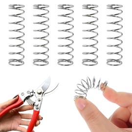 PYEUIFT 5 Stück Druckfeder Zylindrische Feder für Gartenschere, Leichter Austausch, Länge: 50 mm, Lochdurchmesser: 12,8 mm, Für Gartner und DIY-Enthusiasten
