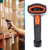 Barcode Scanner Handheld 360° Reading Dustproof Waterproof Wireless QR Code