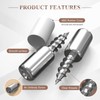 EFUTURETIME Pack of 120 Shelf Brackets Diameter 7.3 mm with