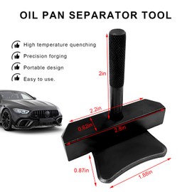 MUQIDA Oil Pan Separator Tool, Engine Transmissions RTV Sealant Removal Tool, Metal Scraper for Removing Oil Pan Gasket, Automotive Gasket Separator for Engine/Transmission Pans