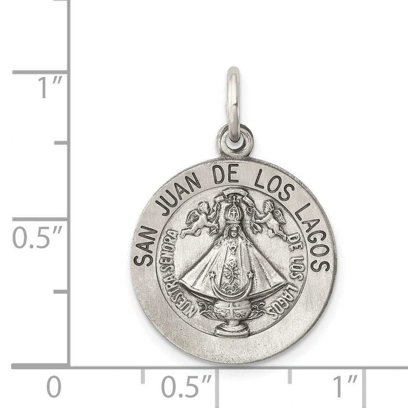 Bijou Sterling Silver Antiqued San Juan Los Lagos Medal