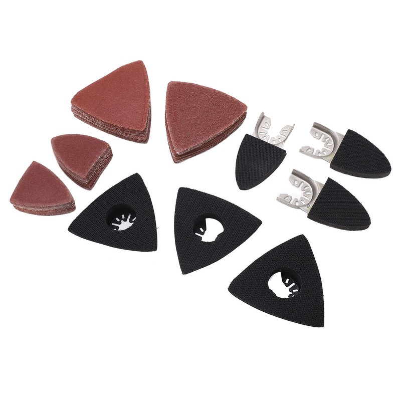 106Pcs Oscillating Tool Sanding Pads Kit for Metal 6Pcs Finger