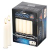 White Beeswax Shabbat Candles – Hand Dipped, Unbleached Traditional Shabbos