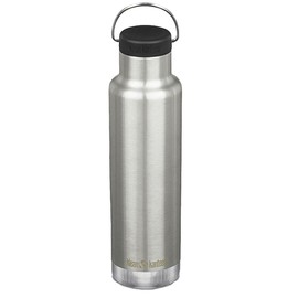 Klean Kanteen 1008488 Drink Bottle, Classic Insulate, 20 oz (592 ml), Stainless Steel