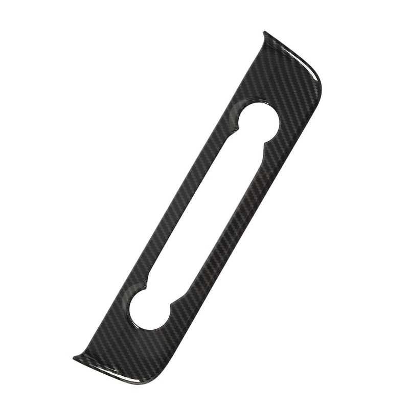 Multimedia Control Knob Cover Trims Carbon Fiber Style Replacement for