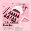 Gel Polish Kit De Esmalte Luz Uv 48w Led Lámpara
