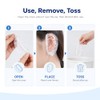 Ear Protector Covers Disposable Shower Ear Cap Plastic Ear Cover