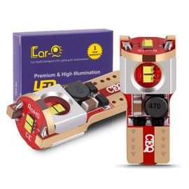 Car-EyeQ T10 168 194 194NA 916NA LED License Plate, Side Marker Lights, Interior Map, Glove Box Lights Bulbs 105 906 Compatible with Ford F-150/ F-250/F-350/F-450/F-550 Super Duty, Amber Yellow