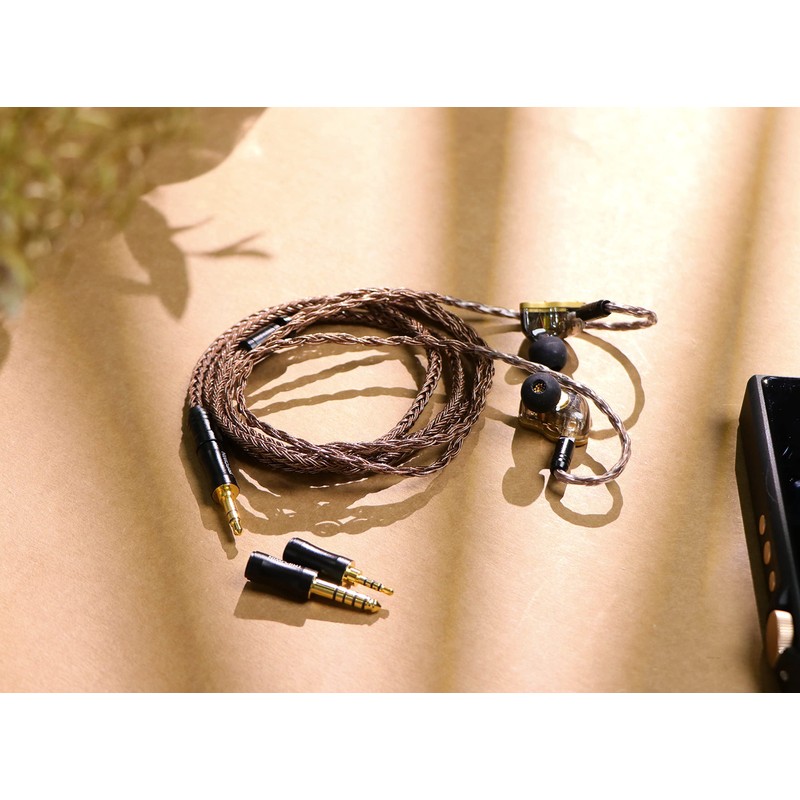 Linsoul Tripowin Amber 32AWG OFC Oxygen Free Cable HiFi IEM