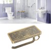 Toilet Paper Holder Multipurpose Retro Elegant Zinc Alloy Double Layer