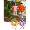 Fezog 2 Pcs Bead Jump Rope for Kids Adults, Beaded