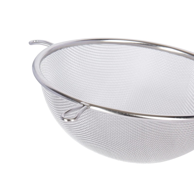 KitchenCraft Large Sieve 20 cm, Stainless Steel, Ideal for Baking