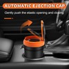 dieyyuca Portable Ashtray with LED Light Auto Cup Holder Ash