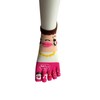 Mode Select Women's Five Toe Socks, Character, Thin, Summer, Ankle