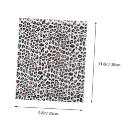 CORHAD 4 Sheets Lettering Film Vinyl Heat Transfer Apparel Iron on Membrane Transfer Membrane Foil DIY Cloth Film Clothing Hot Map Thermoplastic Random Color