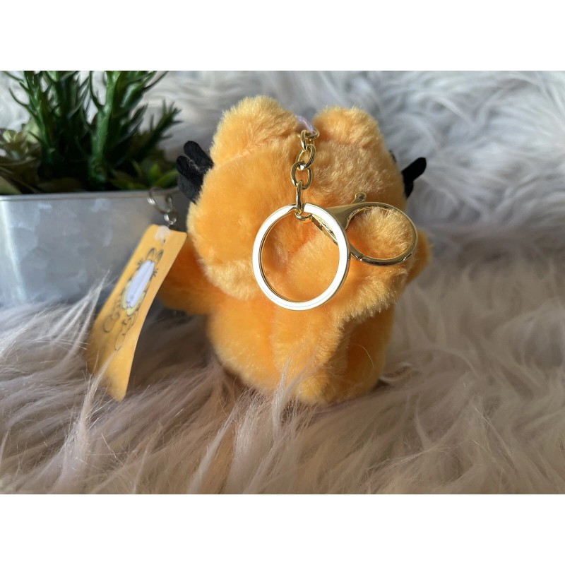 Garfield Plush Keychain 10 Cm New