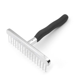 Chris Christensen 31mm Drop N Drag T-Rake for Dogs, Groom Like a Professional, Easily Removes Knots and Tangles