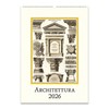 Cavallini 2026 Architecttura Wall Calendar, 13x19 Inches, 12 Page-A-Month Hanging
