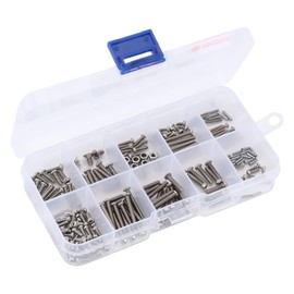 INJORA Screws Pins Nuts M1.6 M2 M2.5 Grade 12.9 Stainless Steel Hex Screws Hardware Kit for TRX4M 1/18 RC Crawler Car