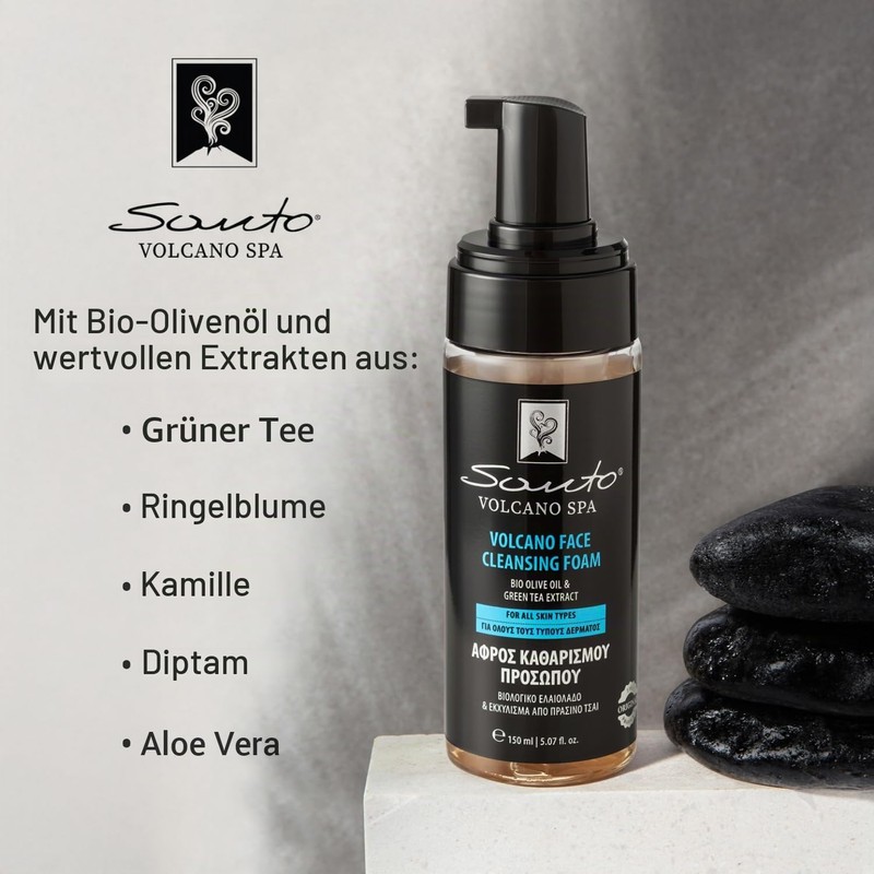 Santo Volcano Face Cleansing Foam