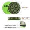 HONGUIS 3 inch *12mm Diamond Polishing Pads,Grit 50 Set of