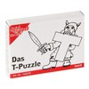 Bartl 102076 Mini Wooden Puzzle The T Puzzle Made of