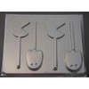 Pac Man Ghost Video Game Chocolate Candy Lollipop Mold