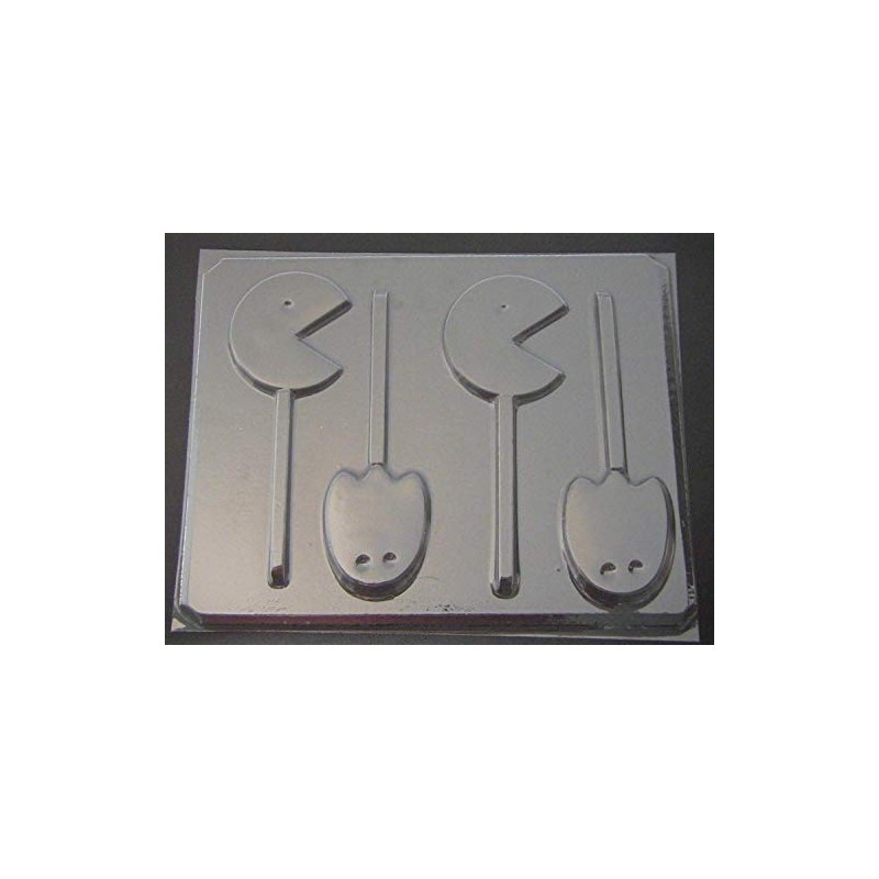 Pac Man Ghost Video Game Chocolate Candy Lollipop Mold