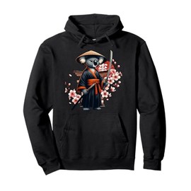 Koala Samurai Warrior Art Japanese Culture Aesthetics Pullover Hoodie