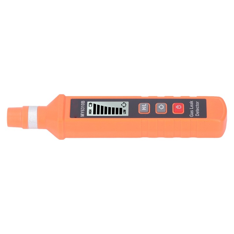 Gas Leak Detector Audible Visual Vibrate Alarm Sensitive LCD Display