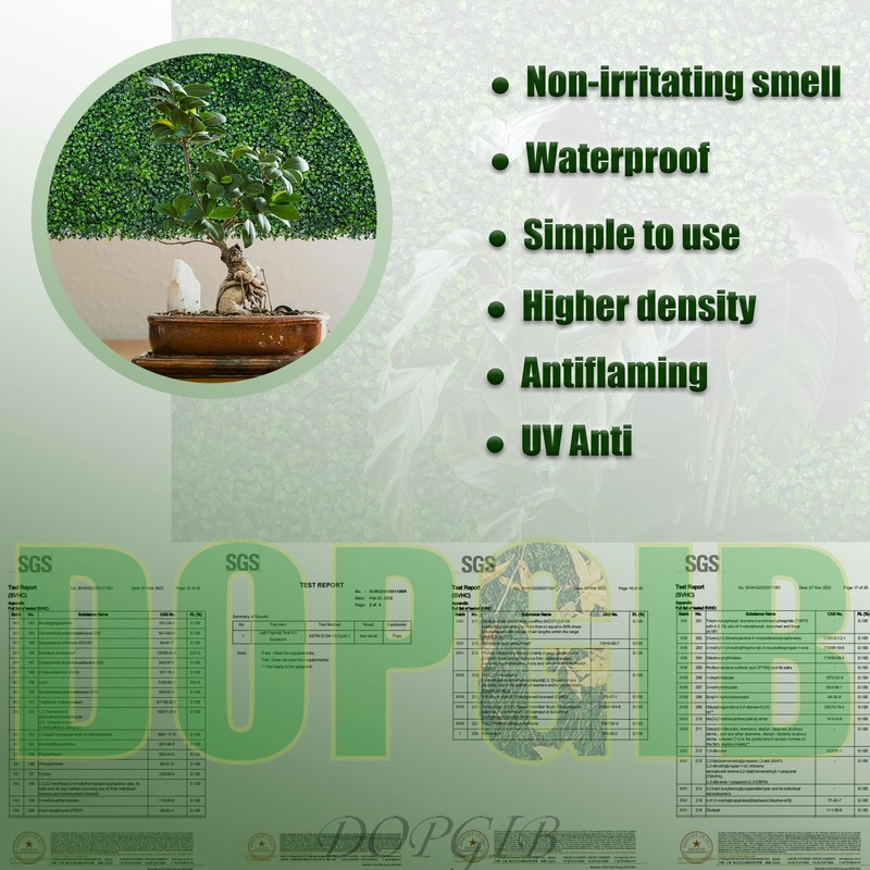 DOPGIB Artificial Ivy Privacy Fence Screen,128"x 48" (43 SQFT) UV-Anti