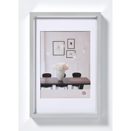 Steel Style Plastic Picture Frame, 18 x 24 cm