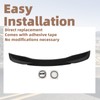 Rear Spoiler Wing Glossy Black for Honda Civic Sedan 11th