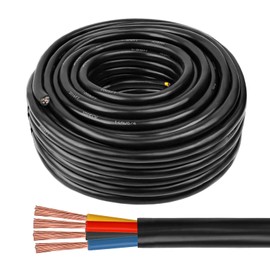 14 AWG 4 Conductor Control Cable - YDDECW 150FT 14/4 Wire 100% Pure Copper for Mini Split Air Conditioner & Heat Pump Systems Speaker Heavy Duty Pure Copper