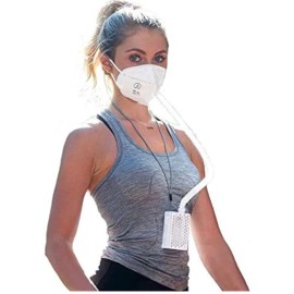 Aurora Air Purifying Respirato HEPA Filter & KN95 Mask. Wearable Air Purifyin Rechargeable Electrical Respirator with HEPA Filter & Mask