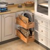 DINDON Pull Out Cabinet Organizer for Pans, Cookie Sheet, Bakeware,
