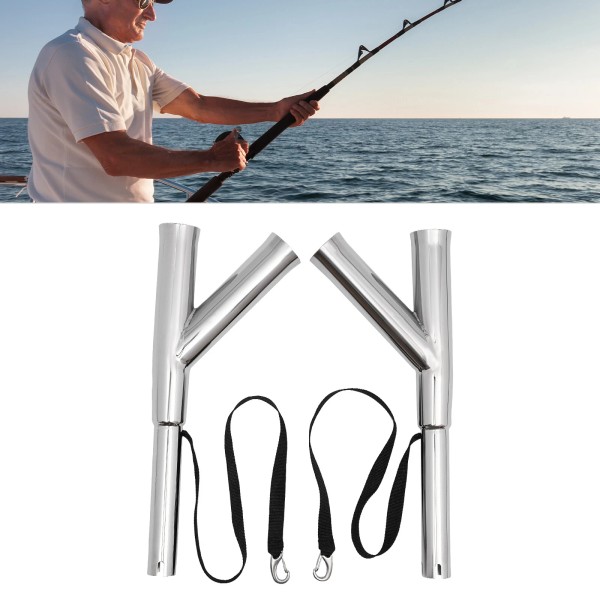 Unbranded Pair of Boat Outrigger Rod Holder Adjustable Fishing Rod