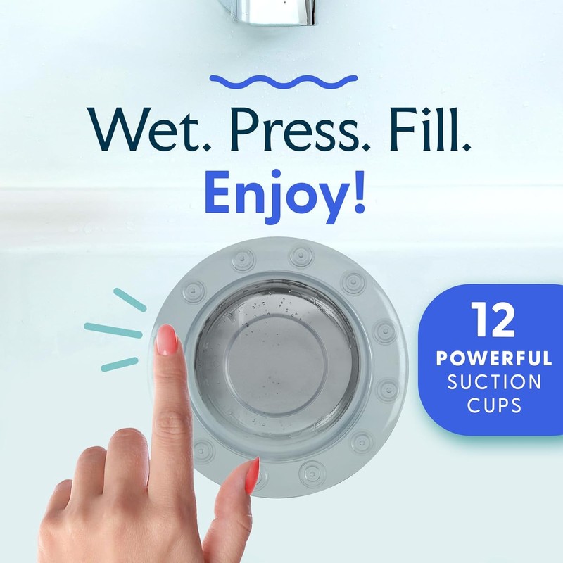 SlipX Solutions Bottomless Bath Overflow Drain Cover for Tub, Adds